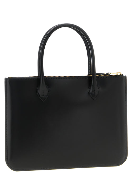 Comme Des Garçons Black Cowhide Handbag