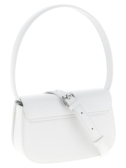 Diesel White Cowhide Shoulder Bag