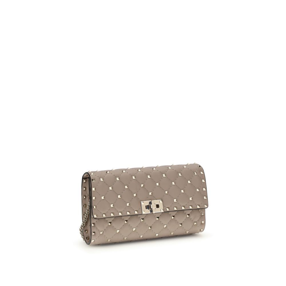 Valentino Garavani Beige Lamb Ovis Aries Aries Shoulder Bag