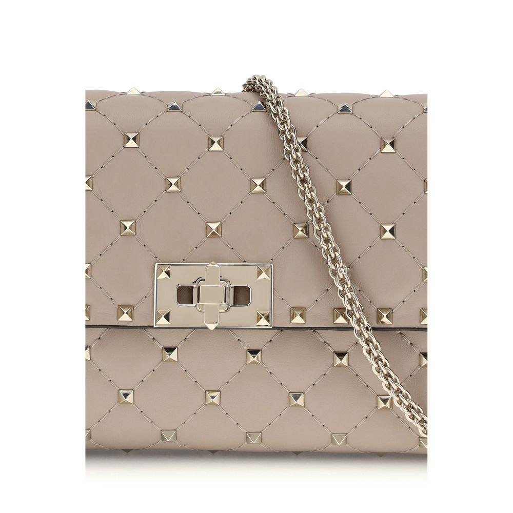 Valentino Garavani Beige Lamb Ovis Aries Aries Shoulder Bag
