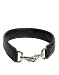 Dolce & Gabbana Black Alligator Leather Bag Shoulder Strap